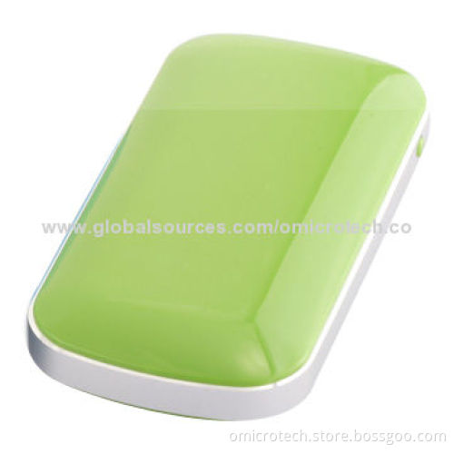 4,400mAh Fashionable Polymer Dual USB Ports Power Bank, Long Standby Time, Various Colors Available